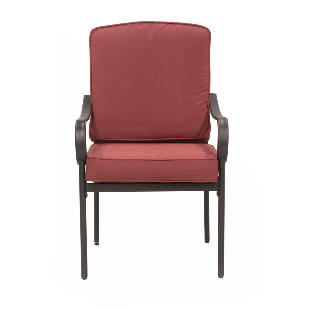 Ensemble de salle à manger d'extérieur Augusta 5 pièces avec table carrée