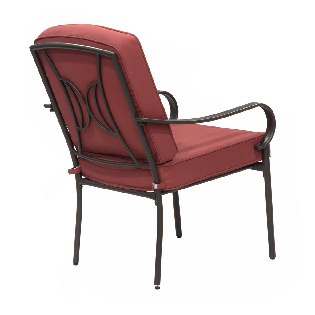 Ensemble de salle à manger d'extérieur Augusta 5 pièces avec table carrée