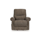 Fauteuil inclinable releveur électrique Auro, massage thermique, polyester brun taupe