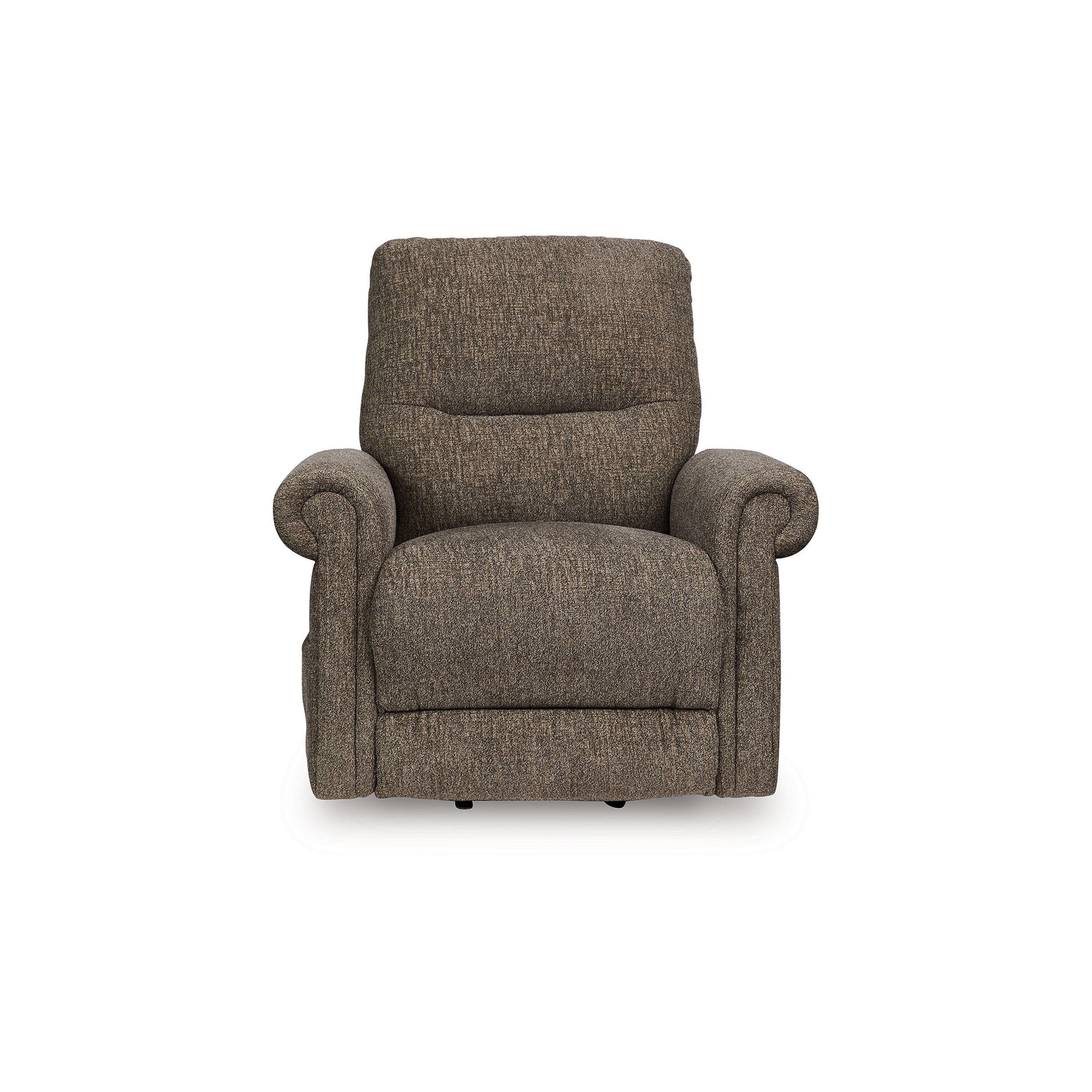 Fauteuil inclinable releveur électrique Auro, massage thermique, polyester brun taupe
