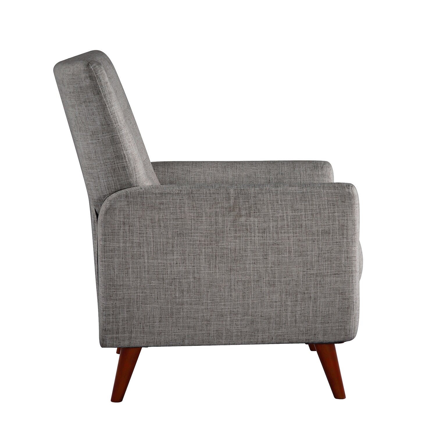 Fauteuil inclinable manuel confortable Aurora avec base en bois