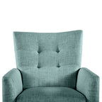 Fauteuil inclinable manuel confortable Aurora avec base en bois