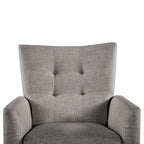 Fauteuil inclinable manuel confortable Aurora avec base en bois