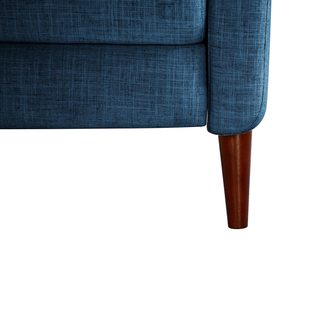 Fauteuil inclinable manuel confortable Aurora avec base en bois