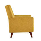 Fauteuil inclinable manuel confortable Aurora avec base en bois