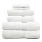 Ensemble de 6 serviettes en coton turc authentiques pour hôtel et spa