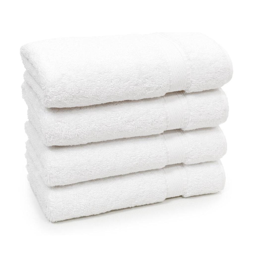 Serviettes de toilette authentiques en coton turc pour hôtel spa (lot de 4)