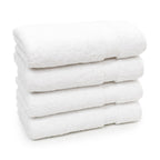 Serviettes de toilette authentiques en coton turc pour hôtel spa (lot de 4)
