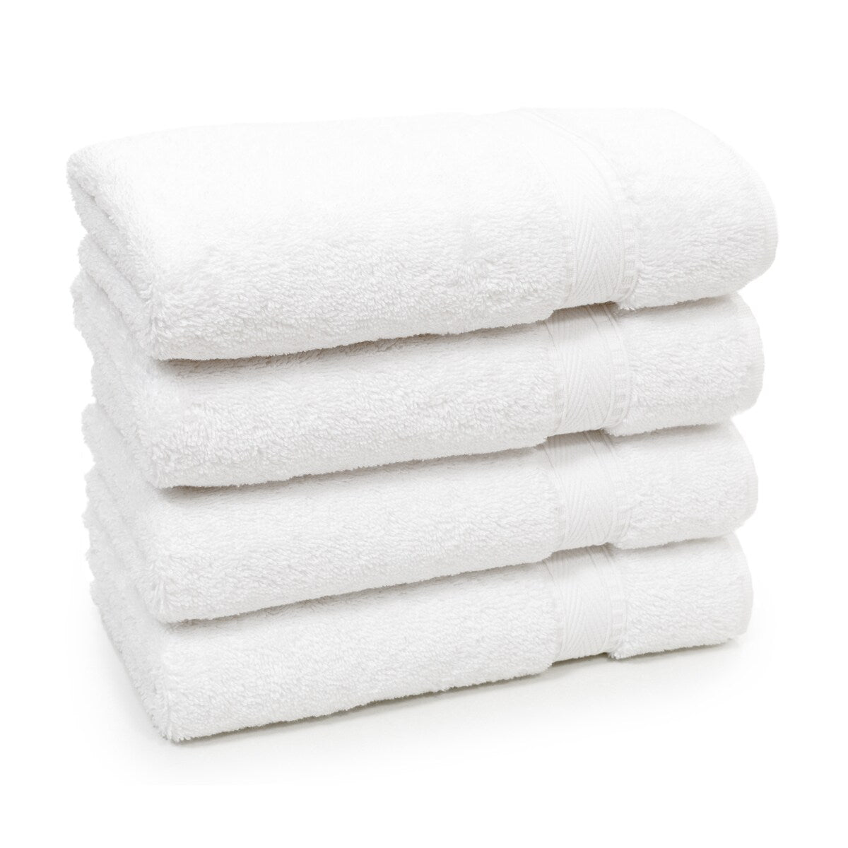 Serviettes de toilette authentiques en coton turc pour hôtel spa (lot de 4)