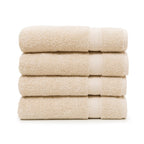 Serviettes de toilette authentiques en coton turc pour hôtel spa (lot de 4)