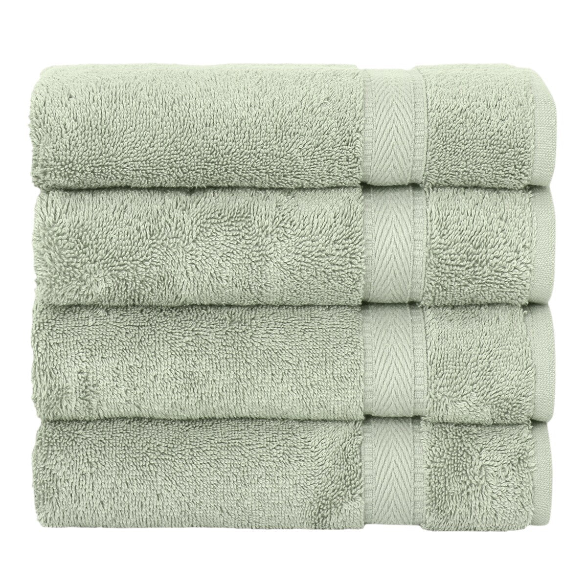 Serviettes de toilette authentiques en coton turc pour hôtel spa (lot de 4)