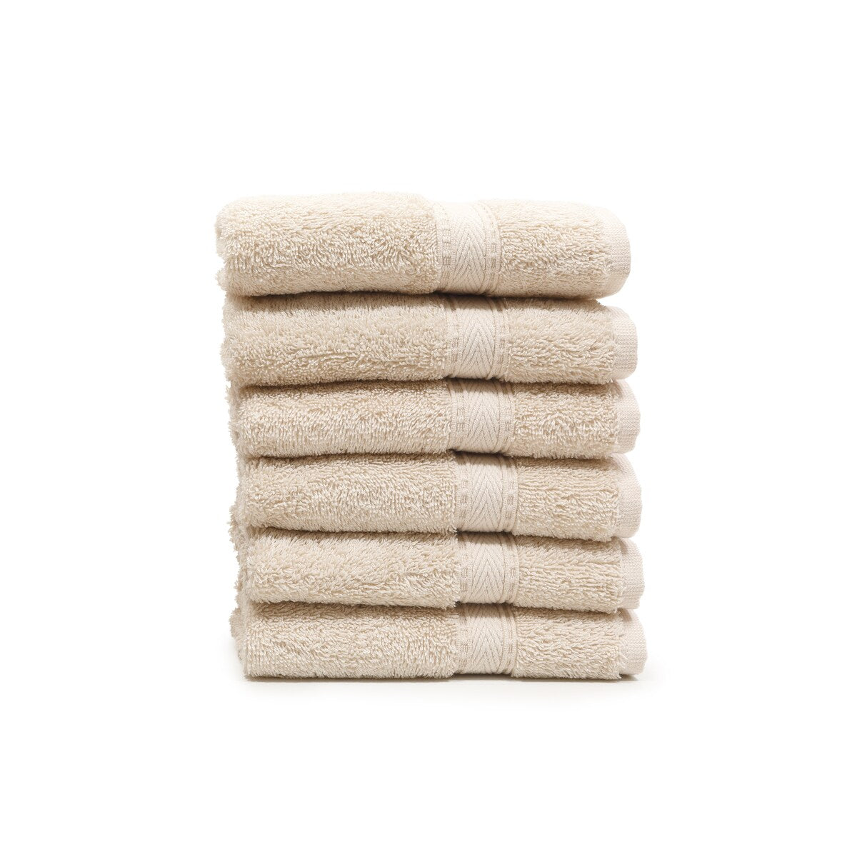 Gant de toilette en coton turc authentique pour hôtel spa (lot de 6)