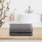 Serviettes de toilette Ediree 100 % coton turc authentiques pour hôtel et spa - Lot de 2