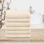 Serviettes de toilette Ediree 100 % coton turc authentiques pour hôtel et spa - Lot de 6