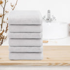Serviettes de toilette Ediree 100 % coton turc authentiques pour hôtel et spa - Lot de 6