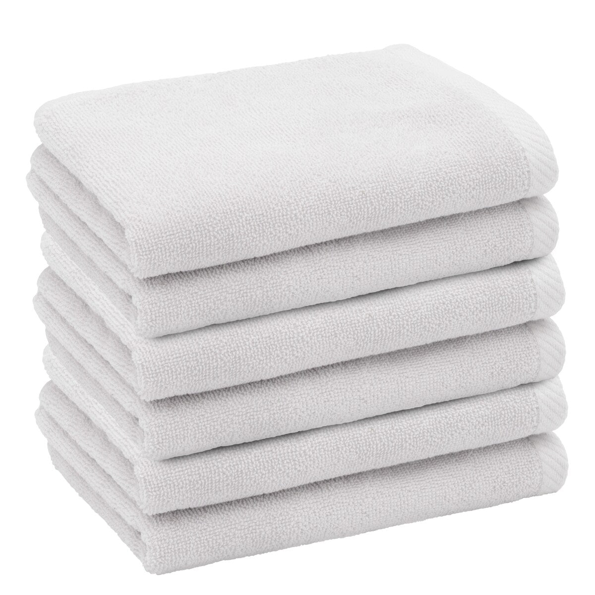 Serviettes de toilette Ediree 100 % coton turc authentiques pour hôtel et spa - Lot de 6