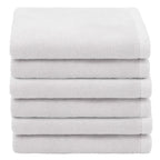 Serviettes de toilette Ediree 100 % coton turc authentiques pour hôtel et spa - Lot de 6