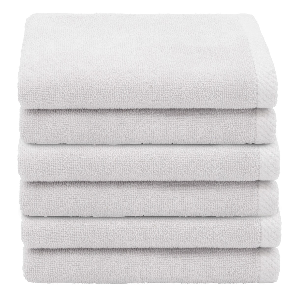 Serviettes de toilette Ediree 100 % coton turc authentiques pour hôtel et spa - Lot de 6