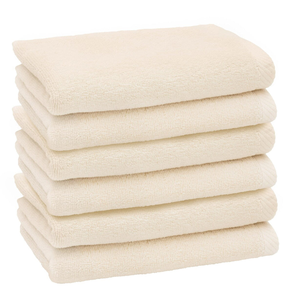 Serviettes de toilette Ediree 100 % coton turc authentiques pour hôtel et spa - Lot de 6