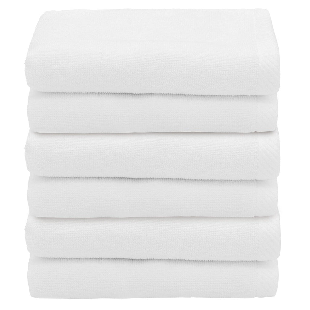 Serviettes de toilette Ediree 100 % coton turc authentiques pour hôtel et spa - Lot de 6