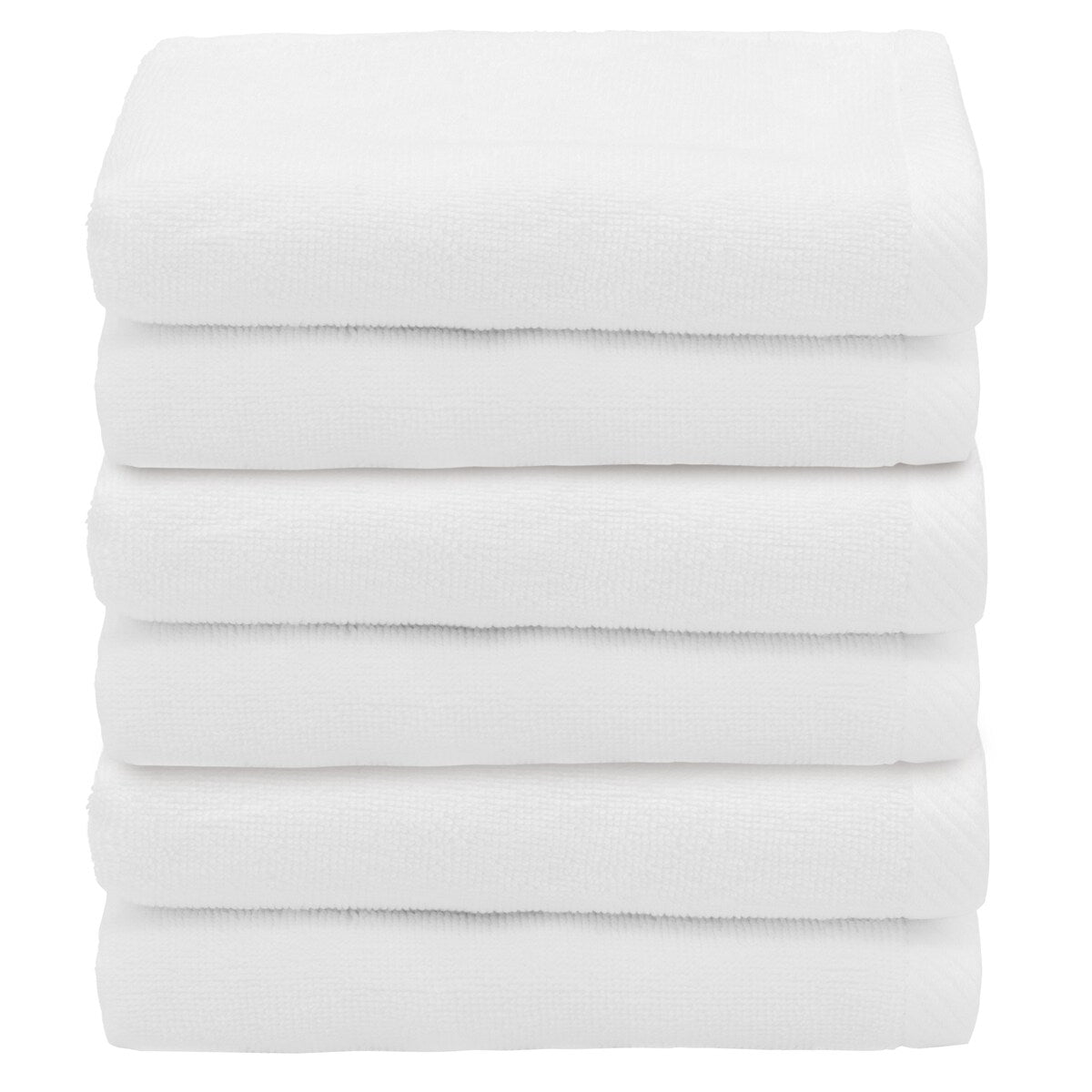 Serviettes de toilette Ediree 100 % coton turc authentiques pour hôtel et spa - Lot de 6