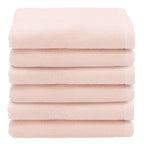 Serviettes de toilette Ediree 100 % coton turc authentiques pour hôtel et spa - Lot de 6