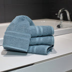 Serviettes à main en coton turc Copper Grove Tracadie, lot de 4