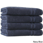 Serviettes à main en coton turc Copper Grove Tracadie, lot de 4