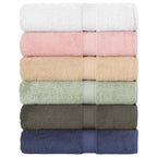 Ensemble de 6 serviettes en coton turc authentiques pour hôtel et spa