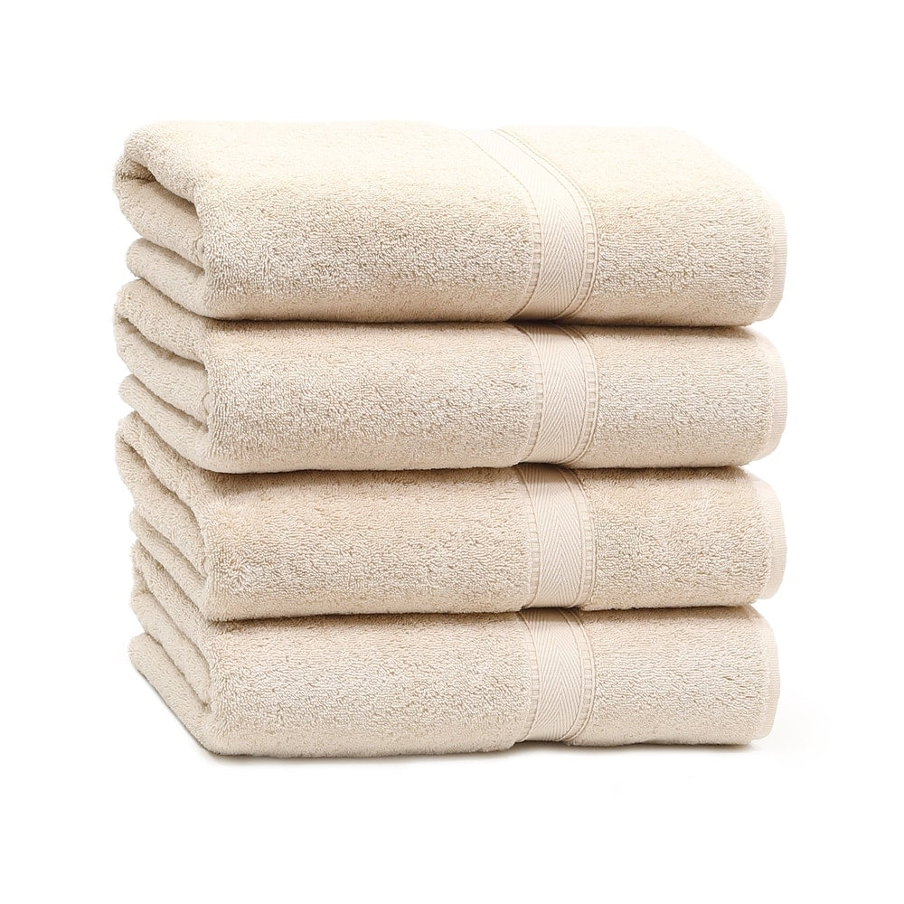 Serviettes de bain turques authentiques en coton pour hôtel et spa (lot de 4)