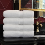 Serviettes de bain turques authentiques en coton pour hôtel et spa (lot de 4)