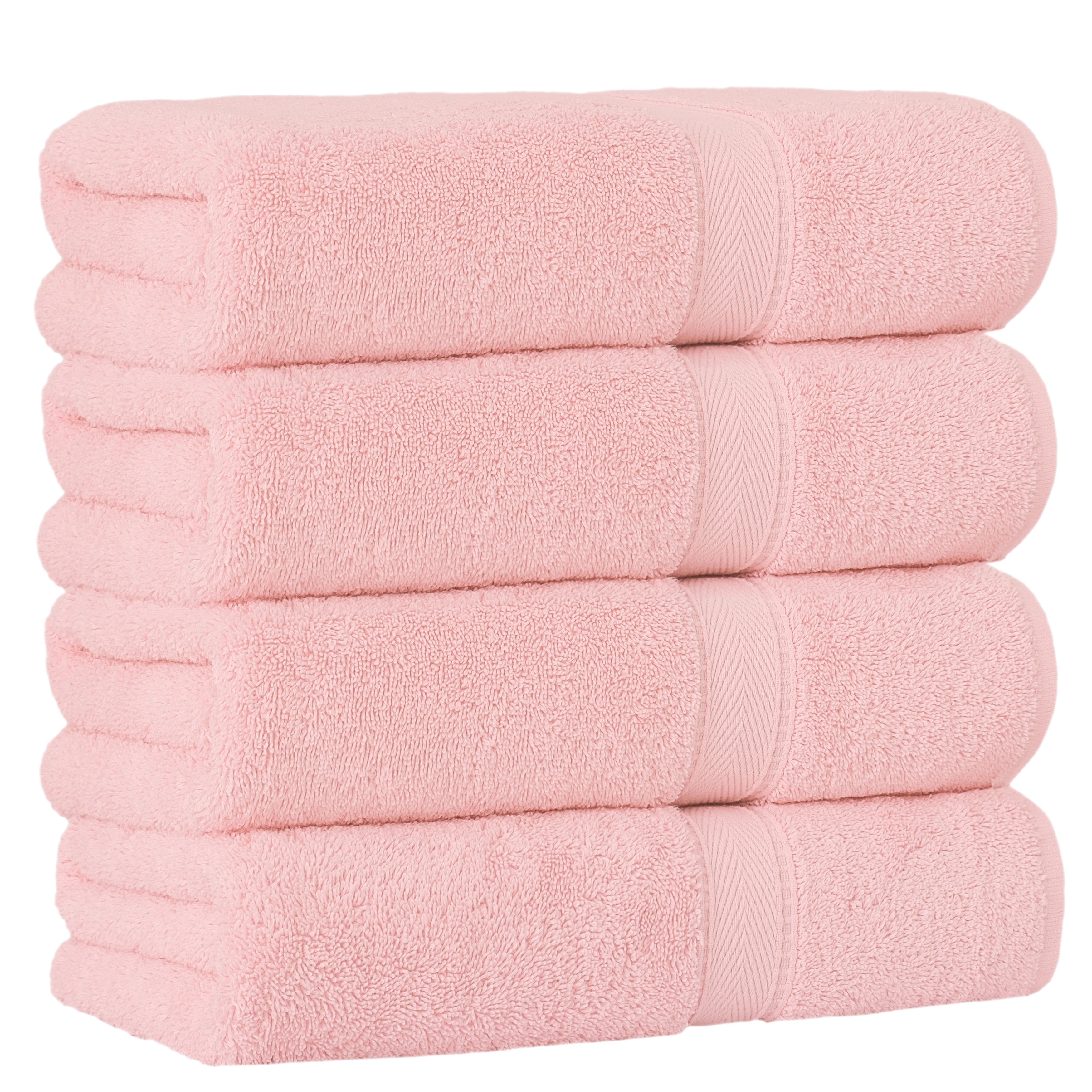 Serviettes de bain turques authentiques en coton pour hôtel et spa (lot de 4)