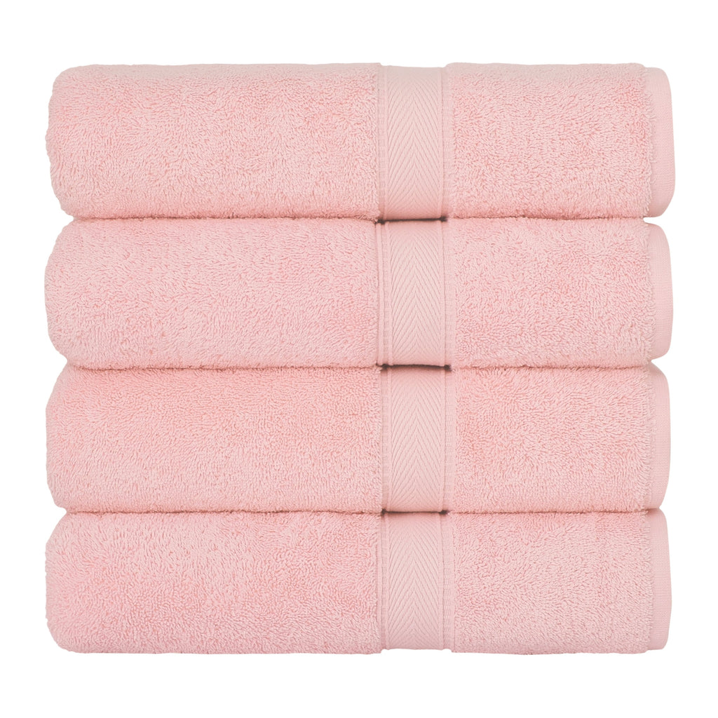 Serviettes de bain turques authentiques en coton pour hôtel et spa (lot de 4)
