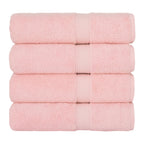 Serviettes de bain turques authentiques en coton pour hôtel et spa (lot de 4)