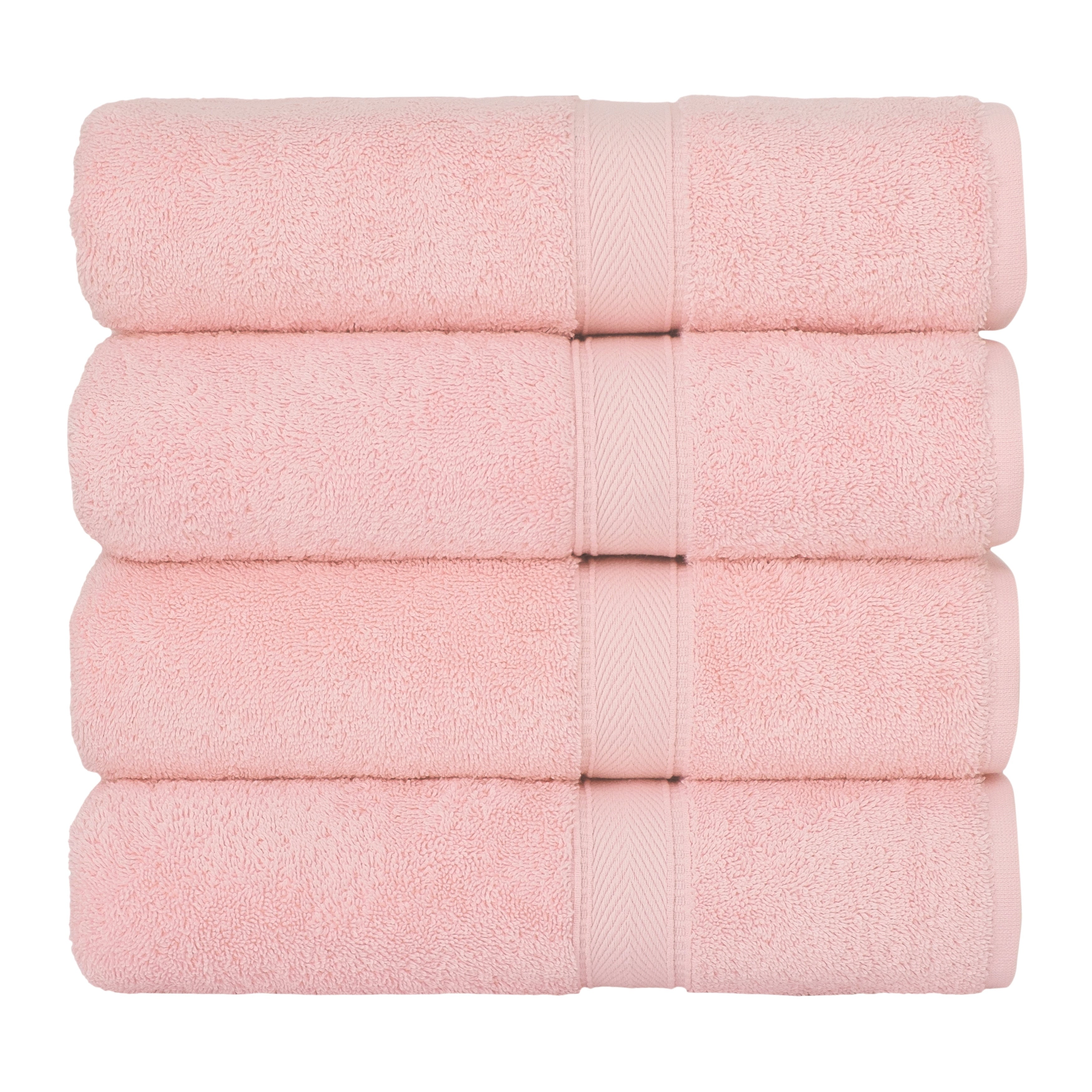 Serviettes de bain turques authentiques en coton pour hôtel et spa (lot de 4)