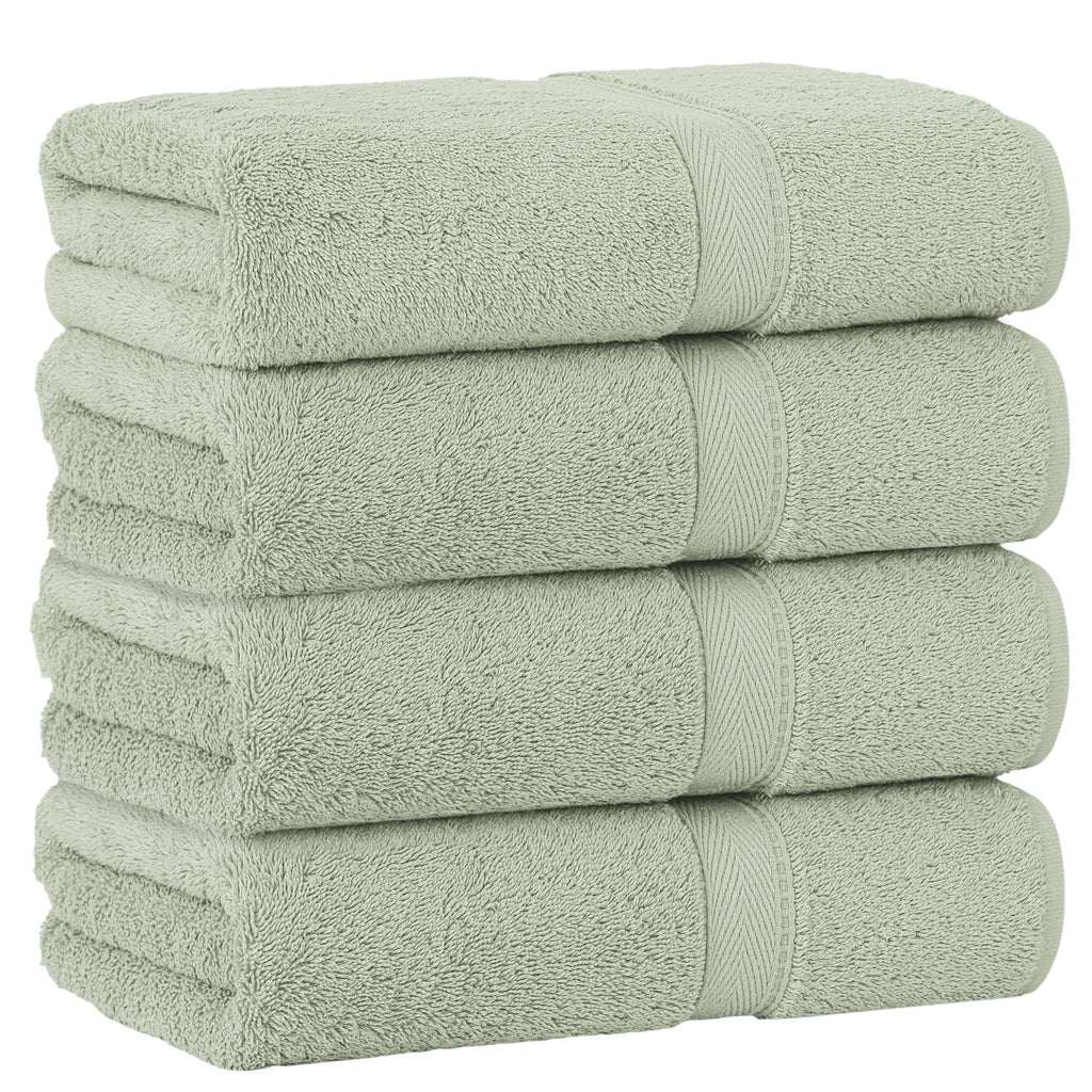 Serviettes de bain turques authentiques en coton pour hôtel et spa (lot de 4)