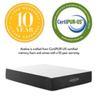 Matelas Aveline 12 en mousse à mémoire de forme King