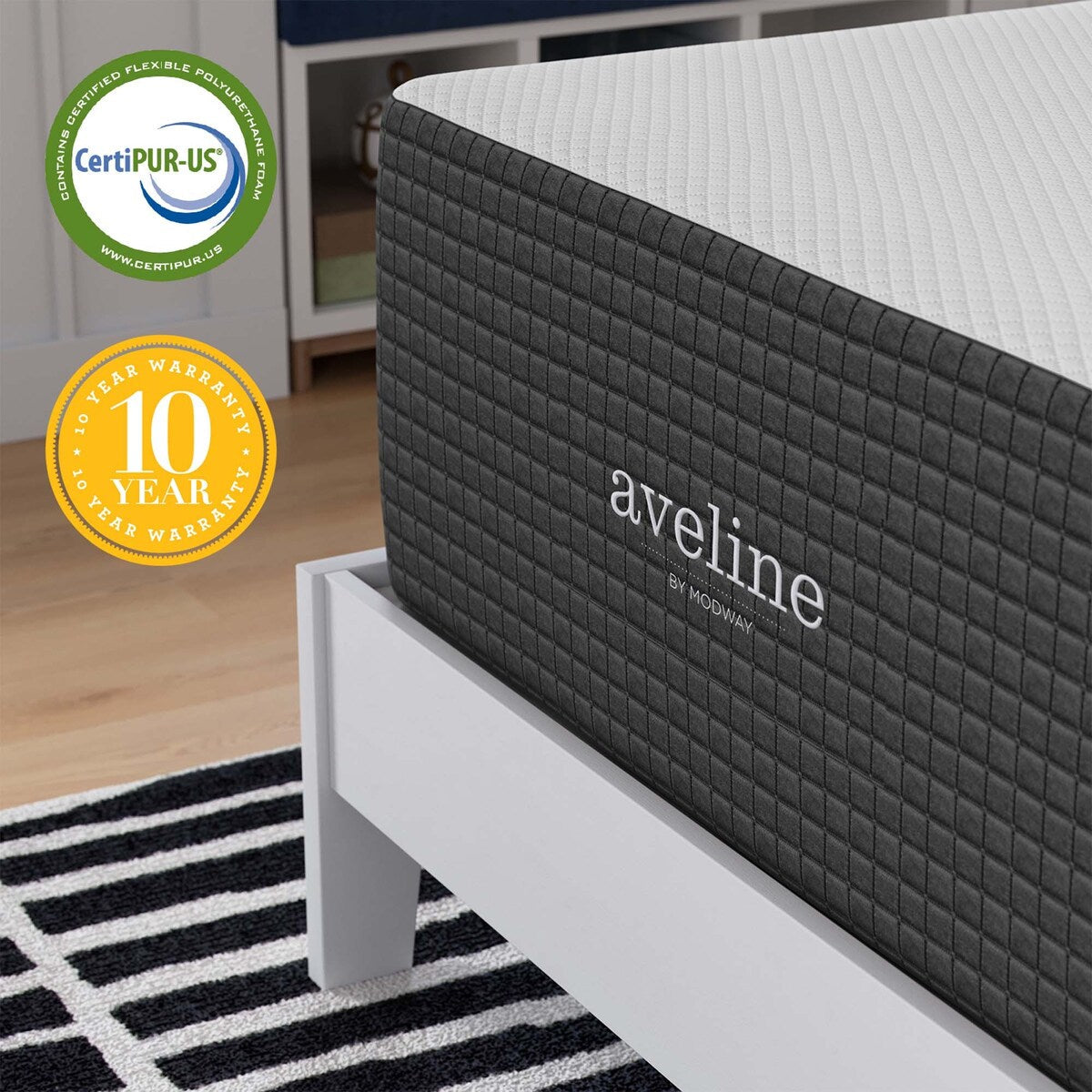Matelas en mousse à mémoire de forme Aveline 16