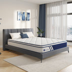 Matelas hybride Avenco 10'' en mousse à mémoire de forme et ressorts ensachés dans une boîte