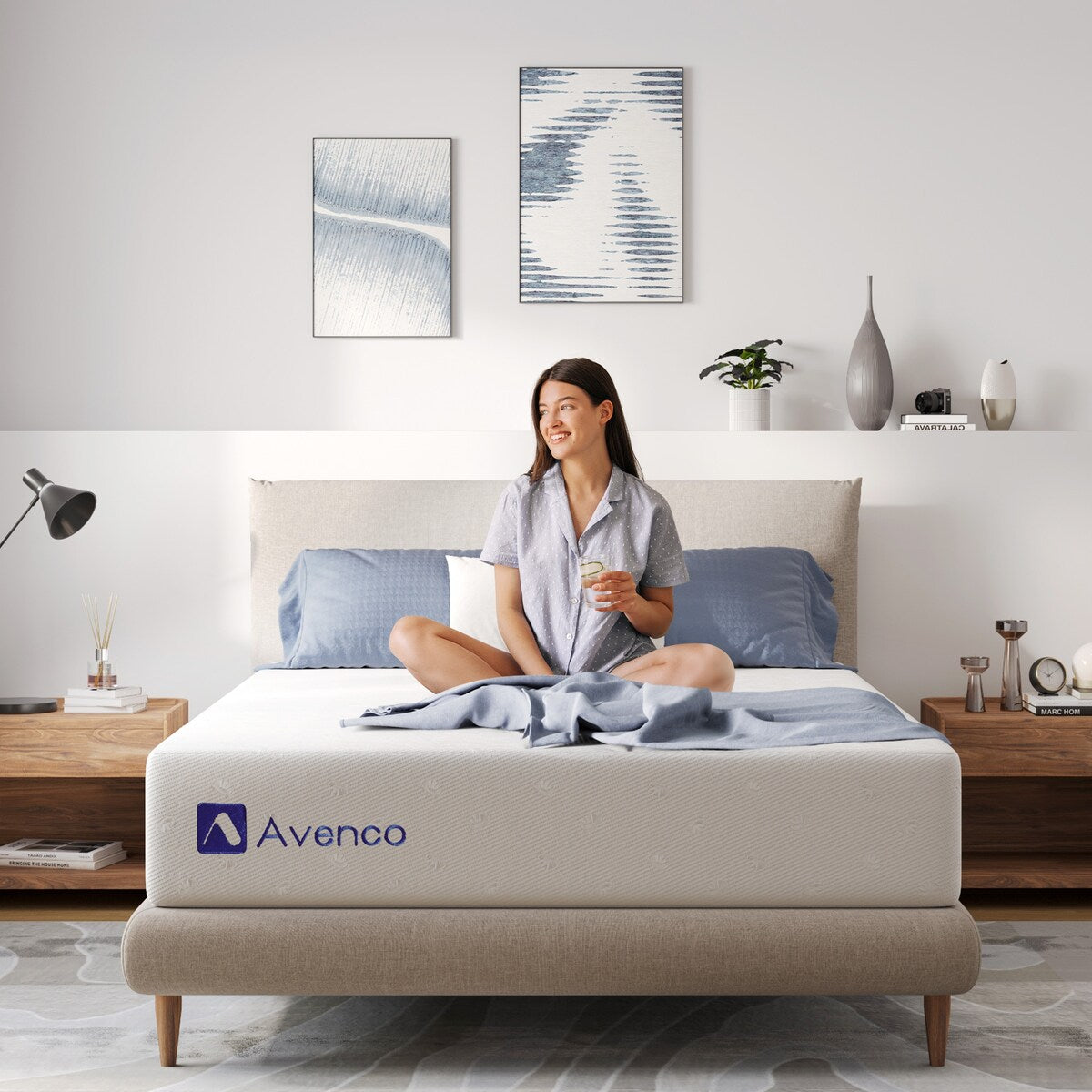 Matelas ferme en mousse à mémoire de forme Avenco 12 po