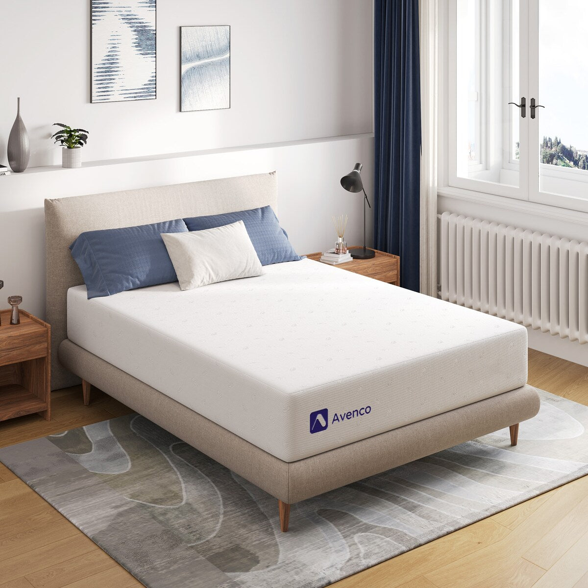 Matelas ferme en mousse à mémoire de forme Avenco 12 po