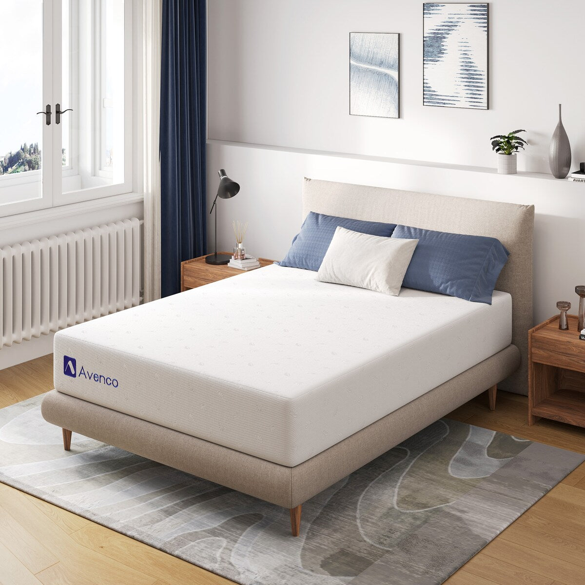 Matelas ferme en mousse à mémoire de forme Avenco 12 po