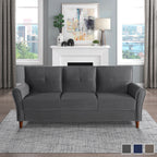 Canapé en velours capitonné Avlona