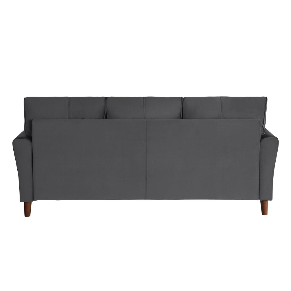 Canapé en velours capitonné Avlona