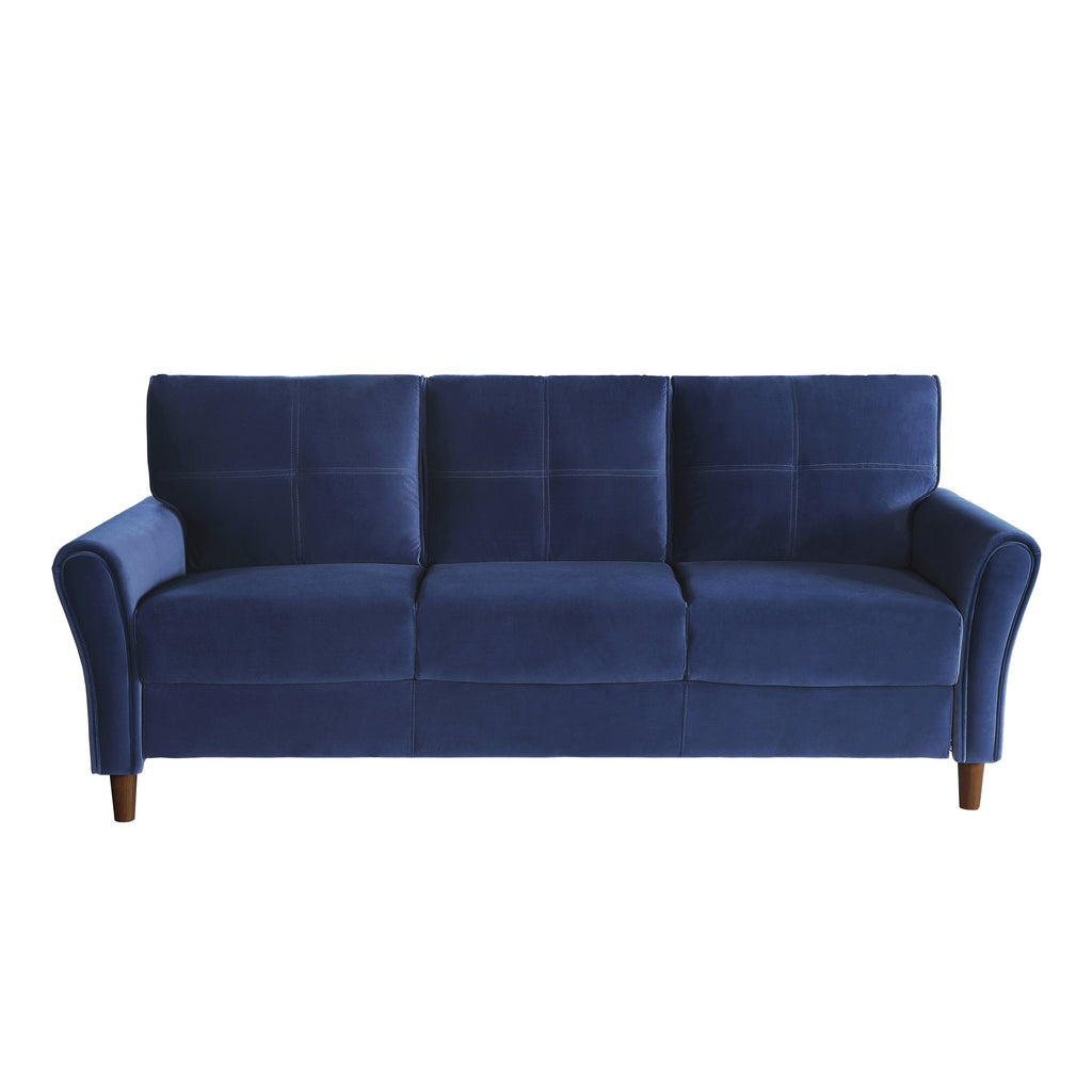 Canapé en velours capitonné Avlona