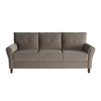 Canapé en velours capitonné Avlona