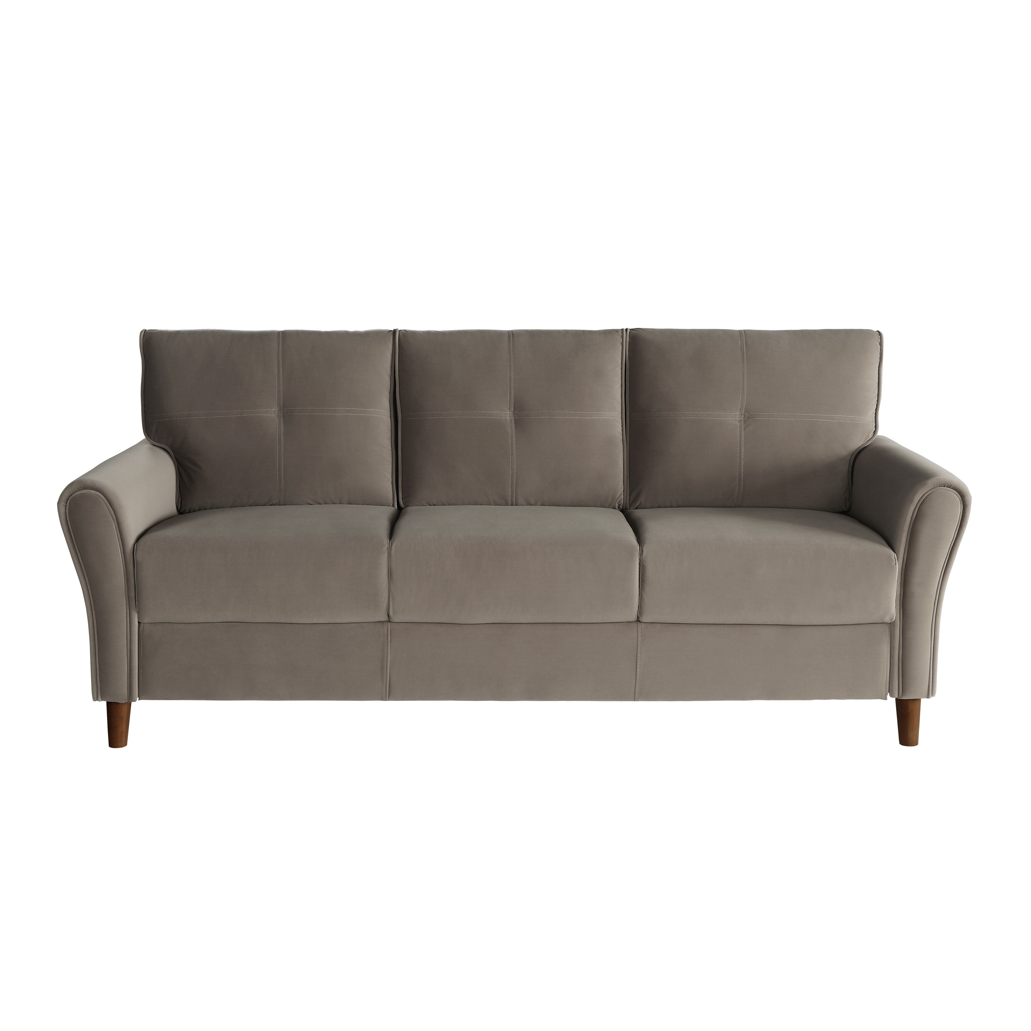 Canapé en velours capitonné Avlona