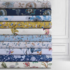 Parure de draps à poches profondes en satin de coton biologique Azores Home 300 fils