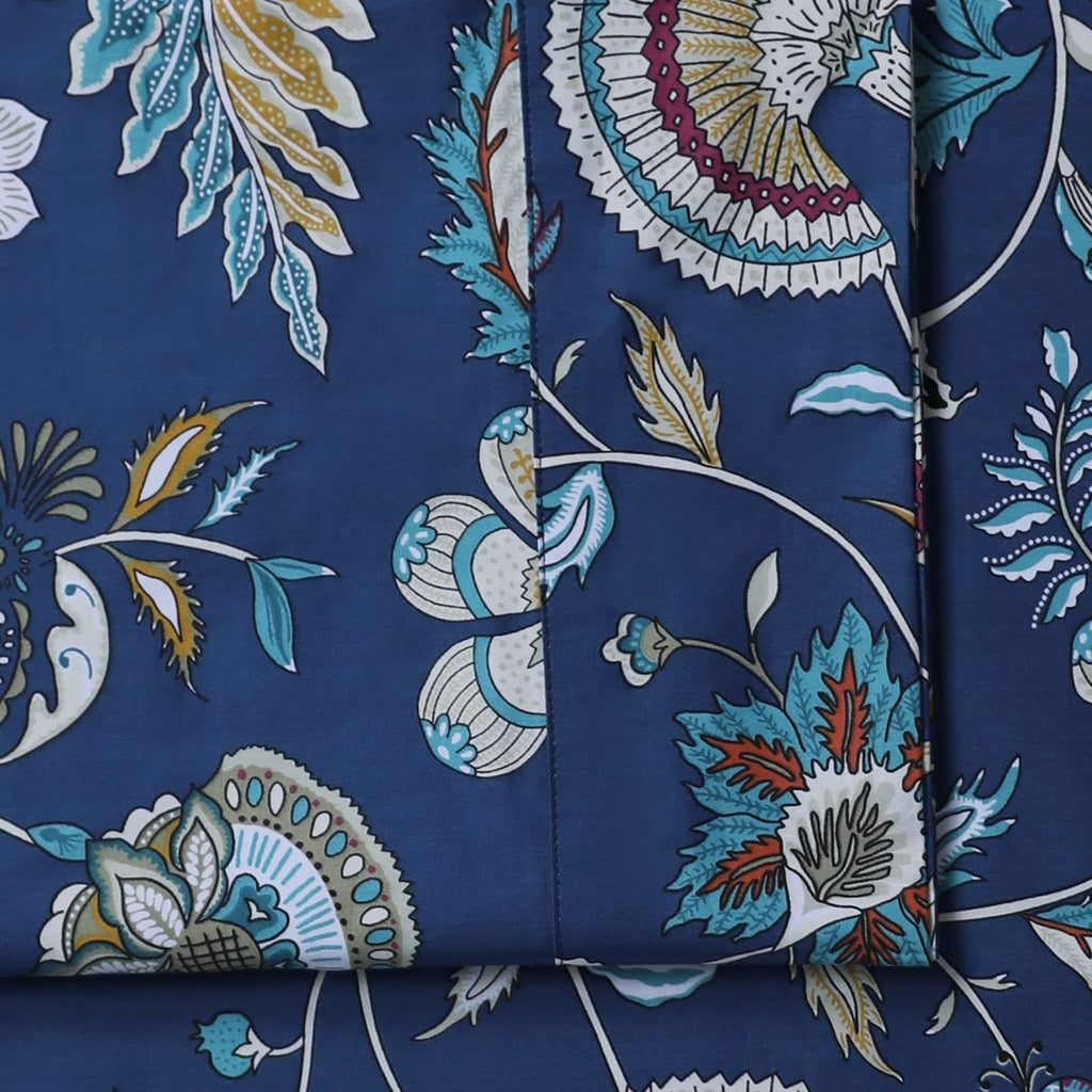 Parure de draps à poches profondes en satin de coton biologique Azores Home 300 fils