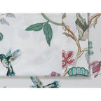 Parure de draps à poches profondes en satin de coton biologique Azores Home 300 fils